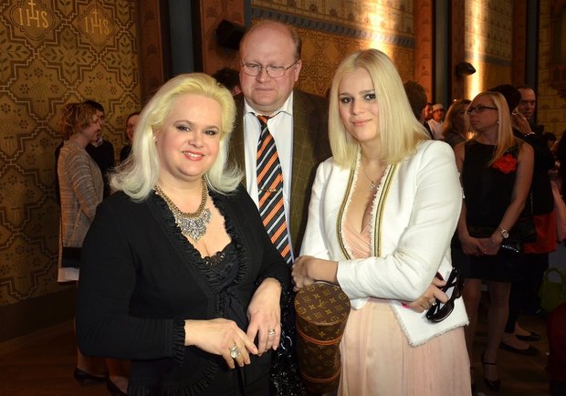 Ornella Štiková s rodiči Foto: 