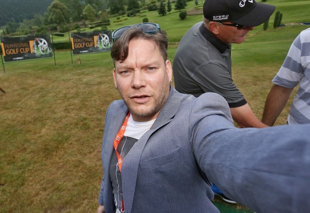 Matěj Ruppert a jeho selfie z festivalu v Karlových Varech Foto: selfie:-)