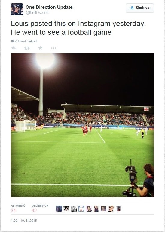 Byl viděn na fotbalovém zápase v Uherském hradišti Foto: 