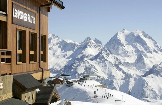 Lyžařské středisko Meribel ve francouzských Alpách Foto: 